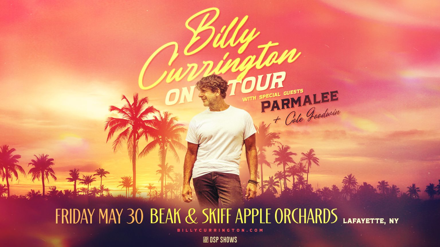 Billy Currington with Special Guests Parmalee and Cole Goodwin
