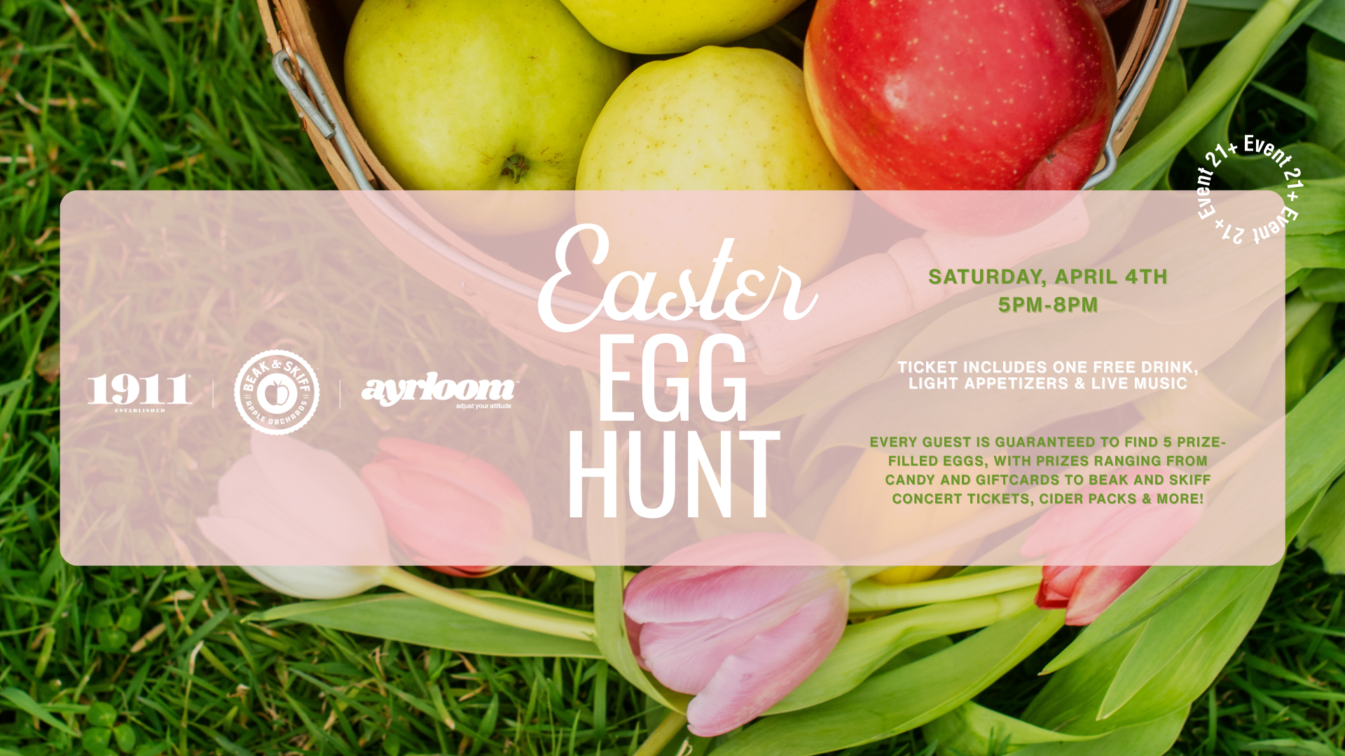 adult easter egg hunt at apple hill!