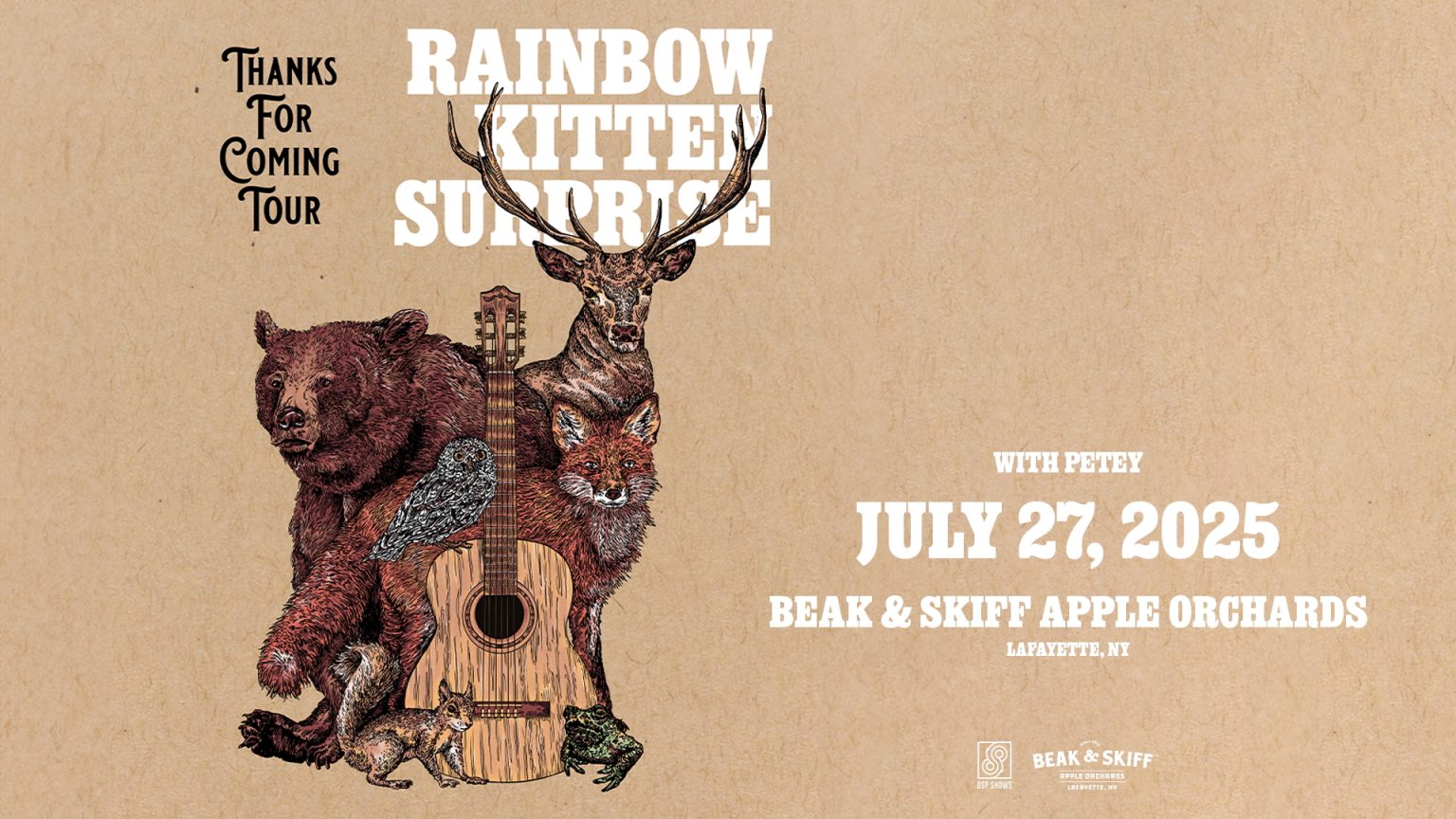 Rainbow Kitten Surprise: Thanks For Coming Tour w/ Special Guest Petey USA